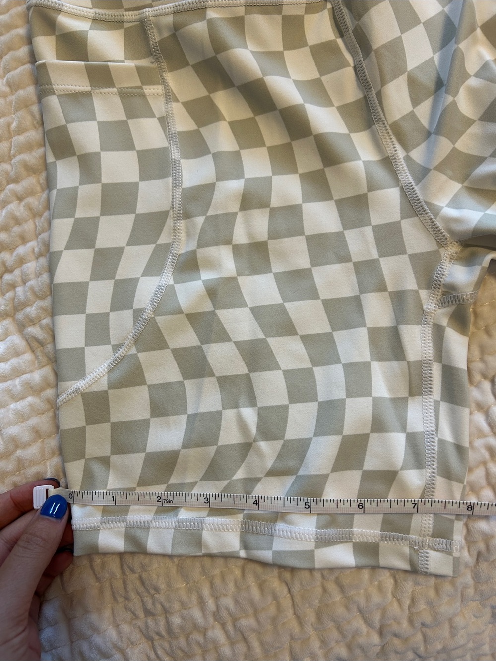 Wilo Checkered Bike Shorts - Picture 8 of 8